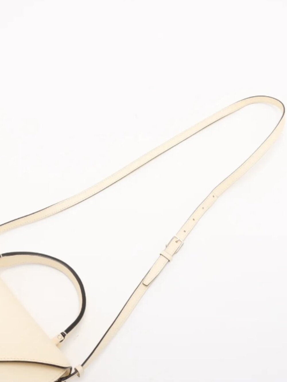The Valextra Medium Iside Leather Two-Way Handbag in Beige is a refined and eleg - Picture 7 of 15